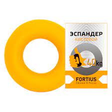 Эспандер кистевой Fortius 40 кг. желт. 